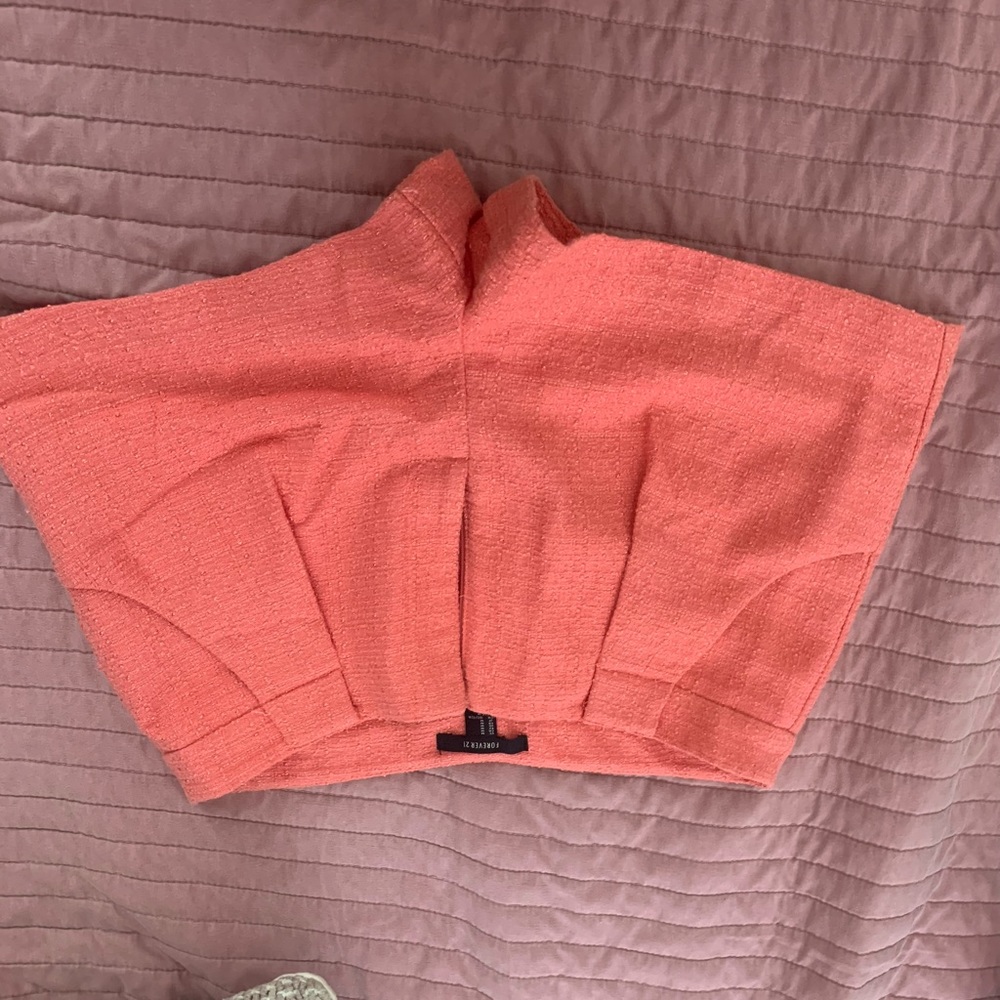 Forever 21 Pink Sparkly Gold Shorts